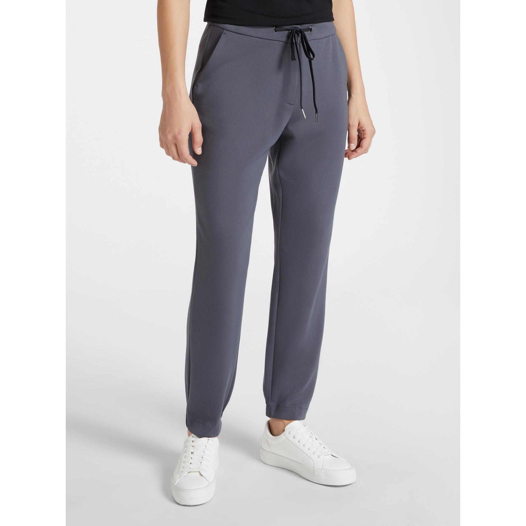 Elena Mirò - Pantaloni joggers in felpa - Grigio