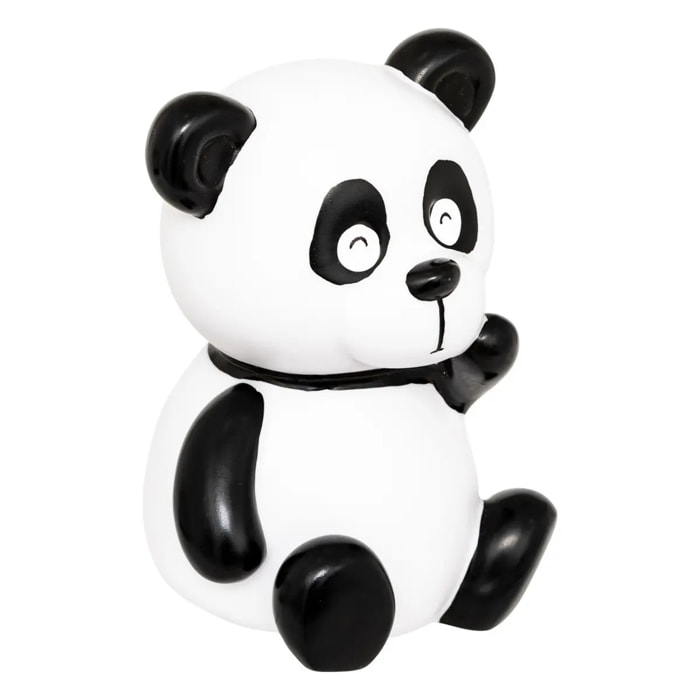 Veilleuse enfant à pile panda "Andy" blanc H13,5cm