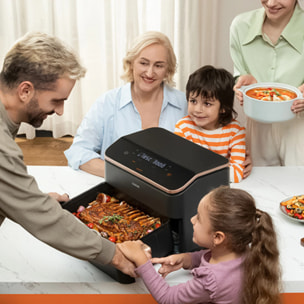 COSORI - Freidora de aire Dual Blaze Twinfry™ Chef Edition con capacidad 10L