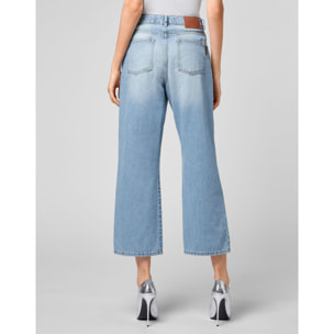 PHILIPP PLEIN Denim Trousers Loose Fit ICONIC PLEIN