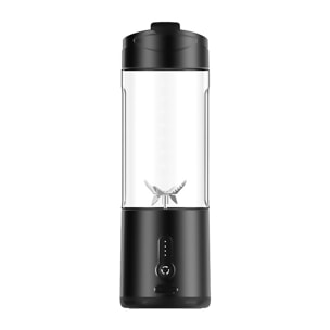 Batidora portátil HD-06 de 530 ml con potente motor de 240W, con batería recargable de 4000mAh.