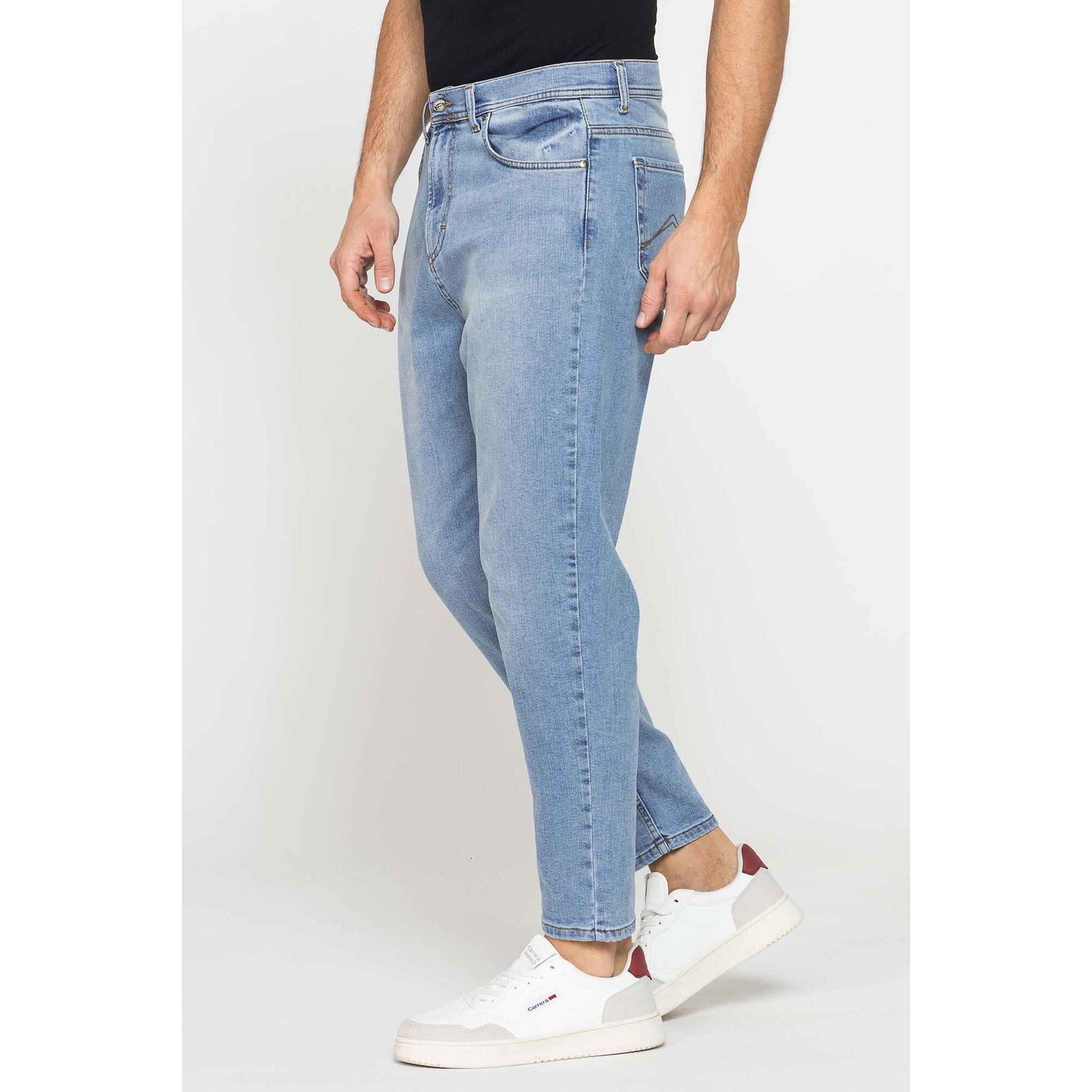 JEANS 5 TASCHE MOD. 739 FIT CARROT IN DENIM STRETCH 12 oz