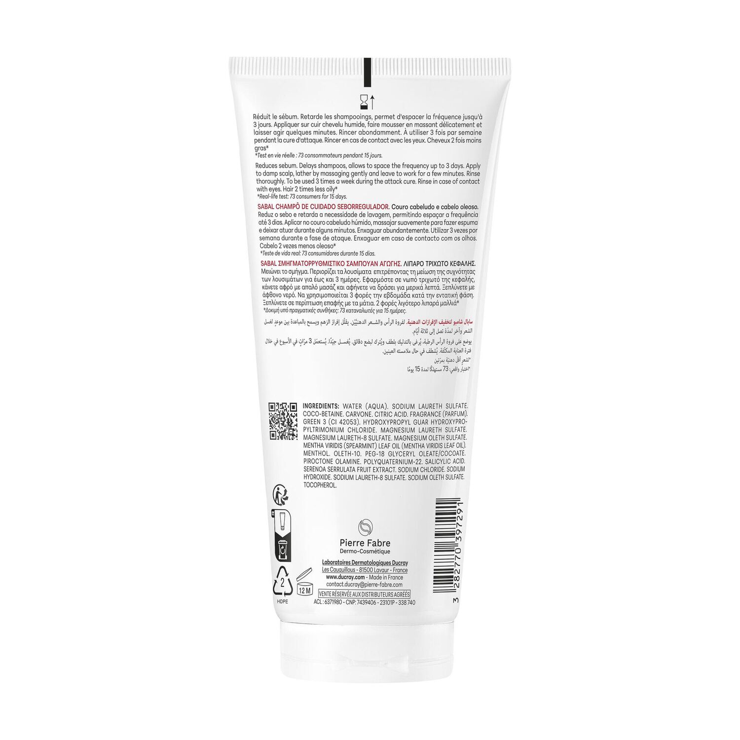 Sabal - Shampooing traitant sébo-régulateur