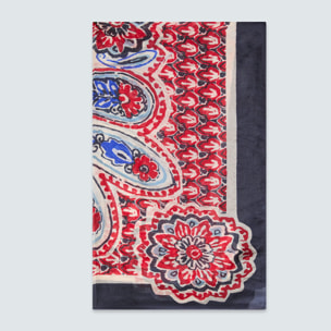 Fiorella Rubino - Foulard estampado en seda - Azul