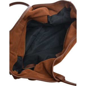 Borsa a tracolla Anna Luchini Cammello