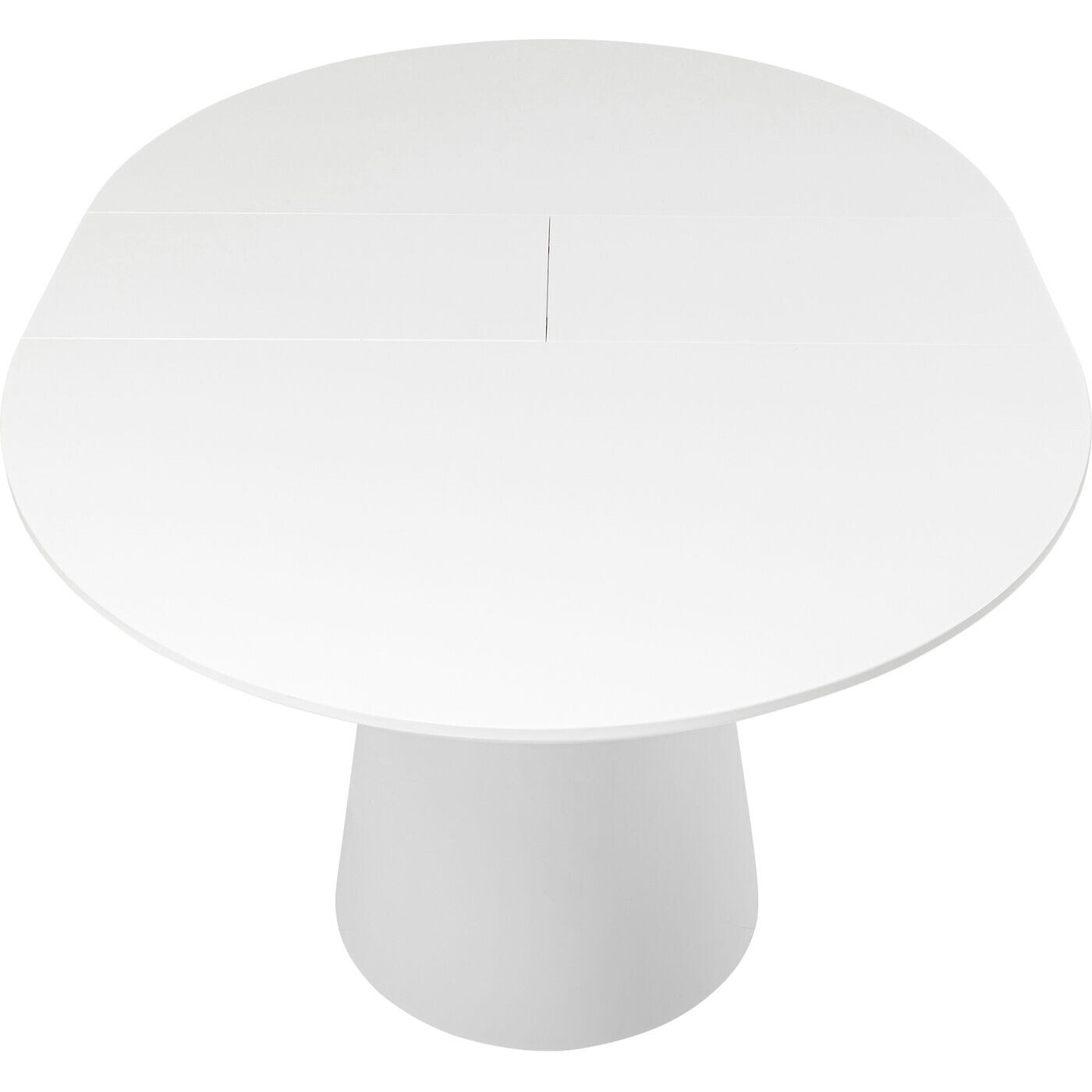 Table à rallonge Benvenuto ovale blanc mat Kare Design