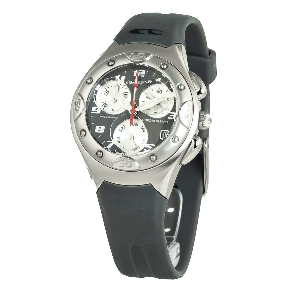 Reloj Chronotech CT7139L-02 Mujer Analogico Cuarzo con Correa de Caucho