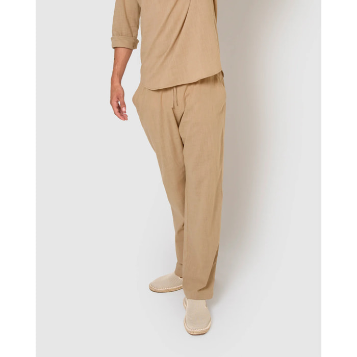 Pantalón largo algodón cuerda