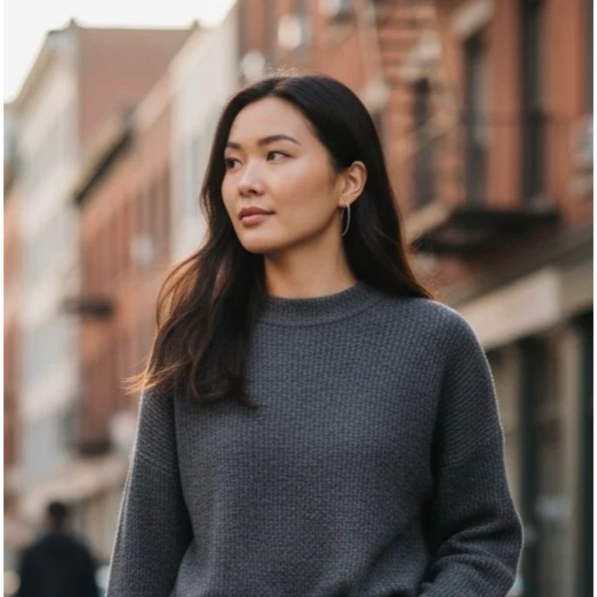 Pendiente tipo aro en plata 925 original diseño Plata Úncia