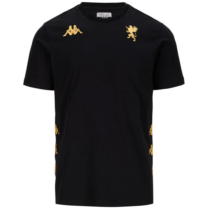 T-Shirts & Top Kappa Bambino Giovo Genoa Nero