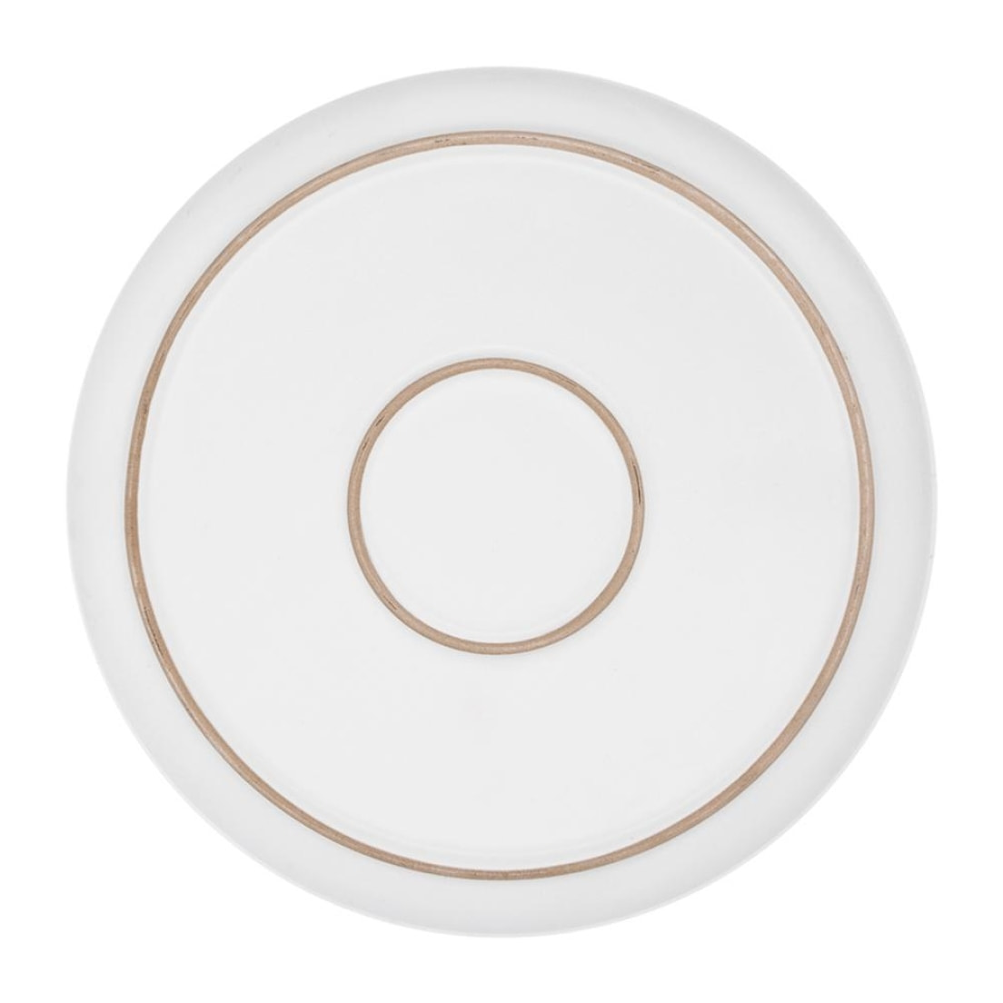 Lot de 6 assiettes plates blanc - "aïna"