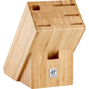 Bloc de Couteaux, 7-pcs, Acier Spécial Inoxydable, Noir, Gourmet