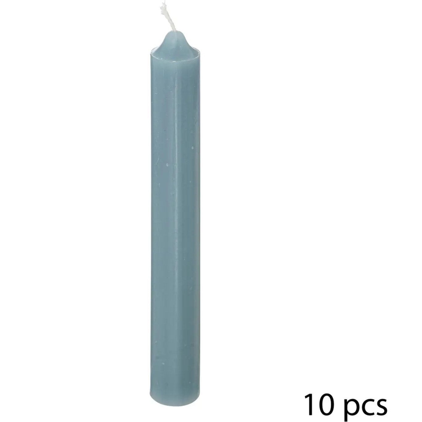 Lot de 10 bougies bâtons "Hugo" H16cm
