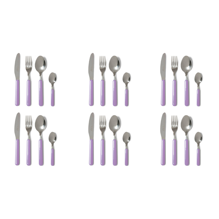Service 24 couverts Excelsa – Fashion, Acier Lilas