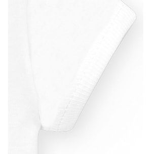 Body bebé manga corta cuello piqué