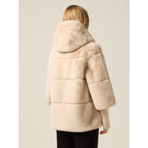 Oltre - Chaqueta con capucha - Beige