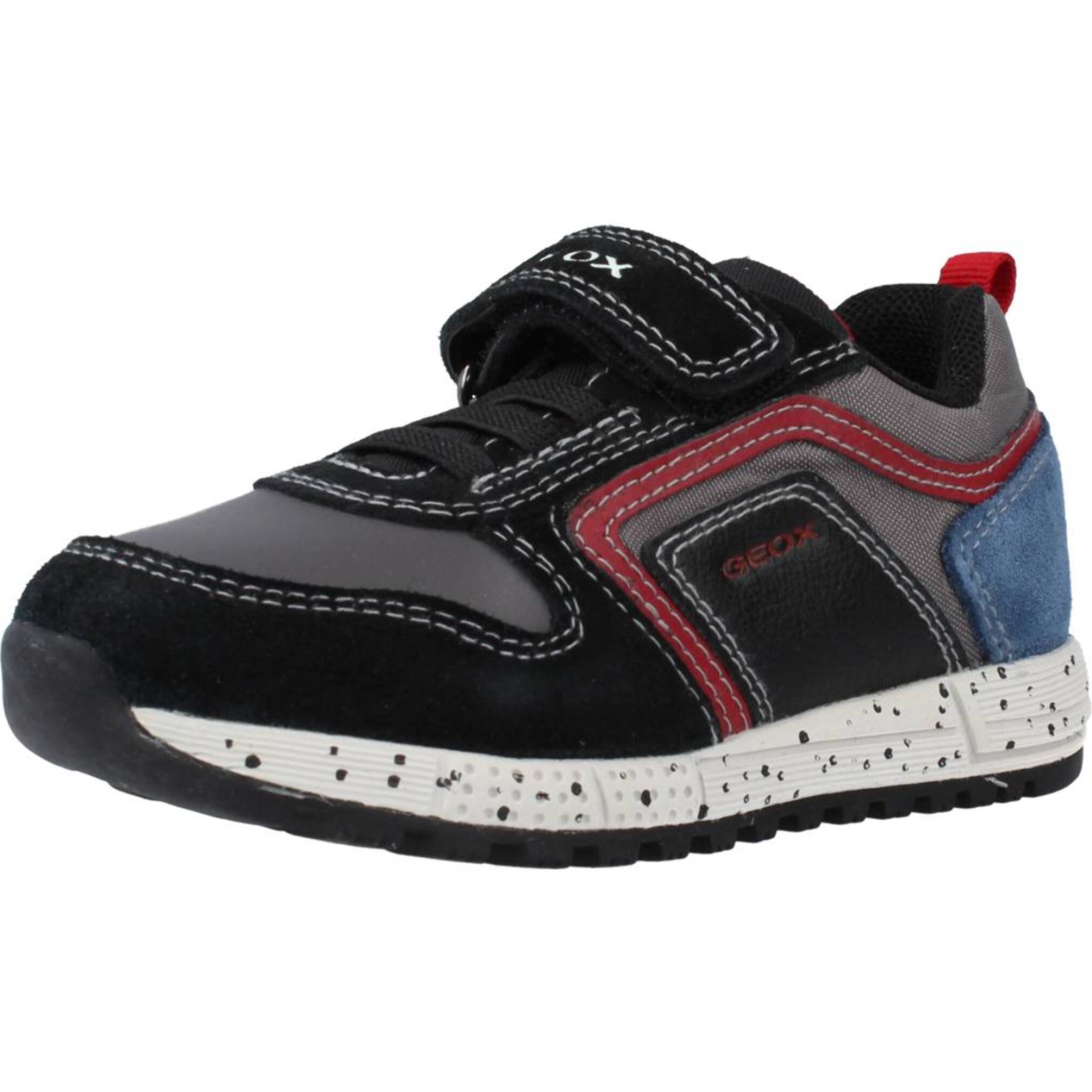 Zapatillas Niño de la marca GEOX  modelo B ALBEN BOY NEGRO