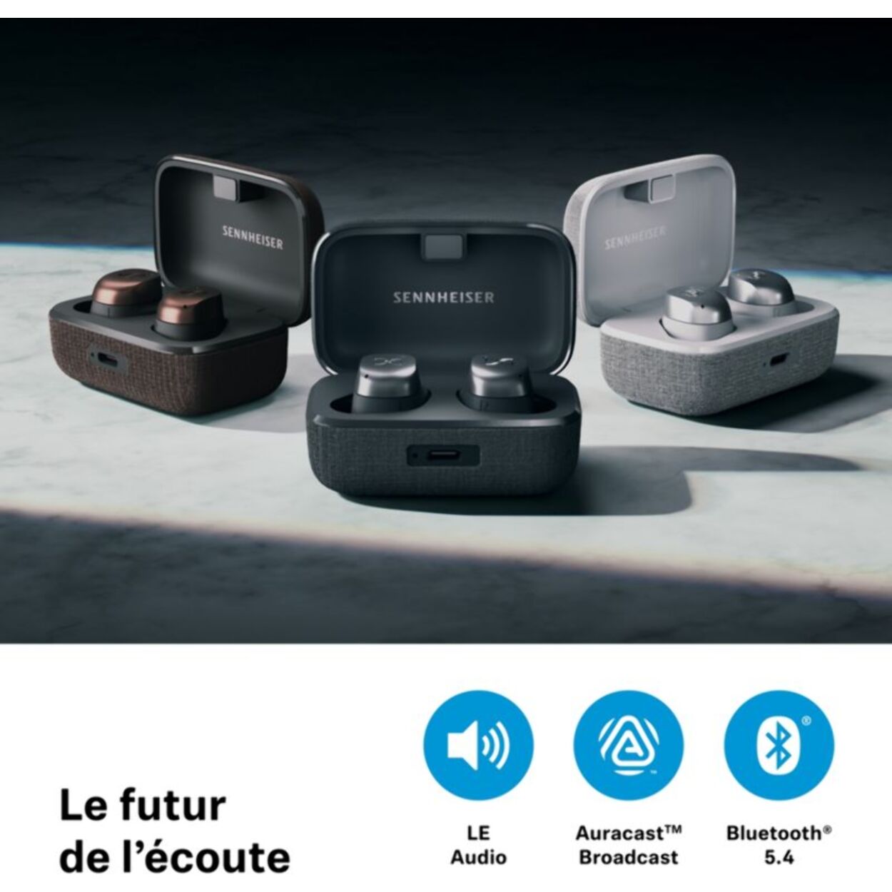 Ecouteurs SENNHEISER Momentum True Wireless 4 Noir et Bronze