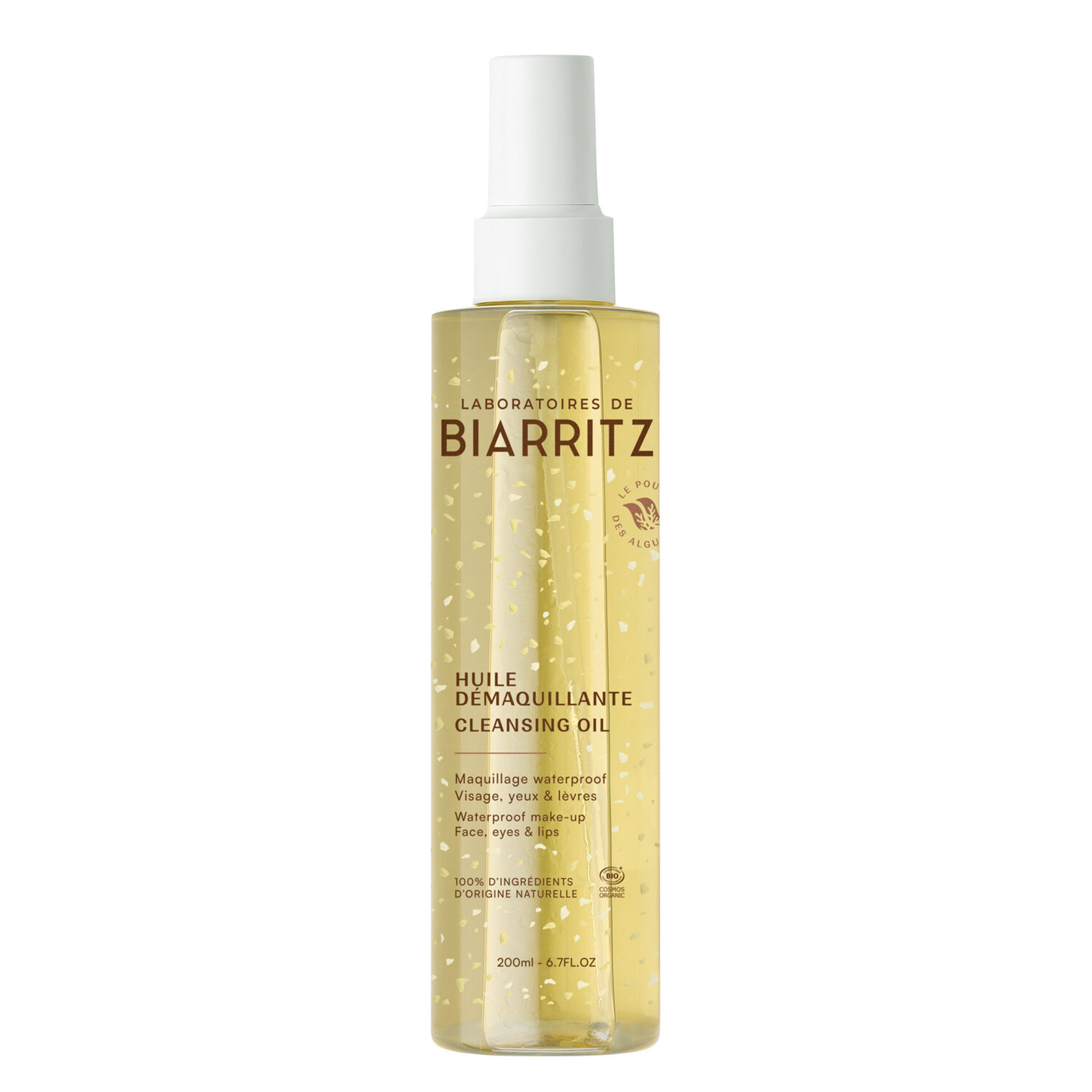 Démaquillant  - Huile Démaquillante Waterproof Visage, Yeux & Lèvres Bio 200 ml