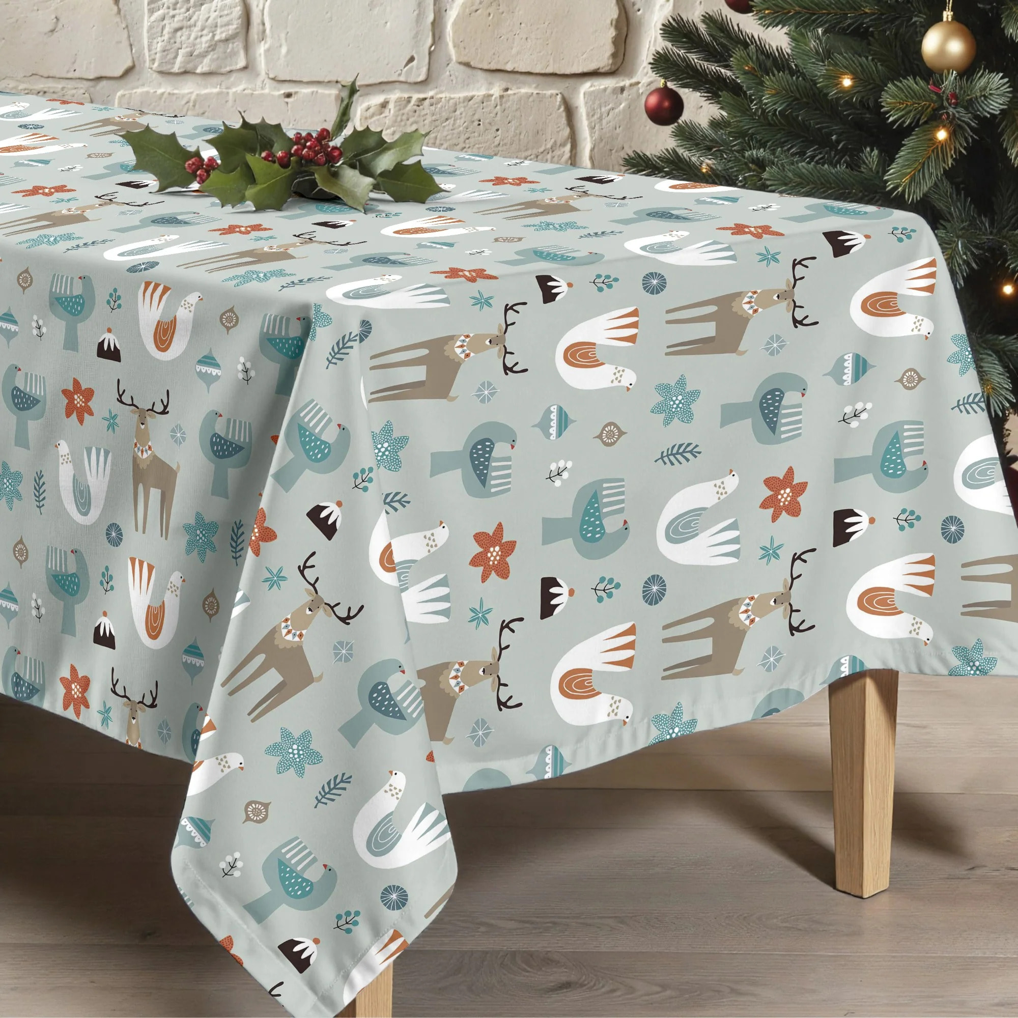 Nappe en résine Anti-tâches Merry Christmas 56