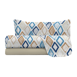 COMPLETO LETTO FASHION, 100% Microfibra, No Stiro - JOLLY