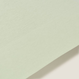 Funda almohada punto algodón Puntib color verde claro
