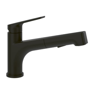 Robinet de cuisine avec douchette VILLEROY & BOCH Junis Shower Noir mat