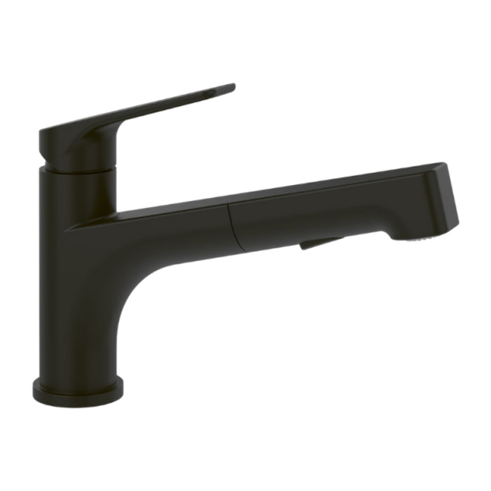 Robinet de cuisine avec douchette VILLEROY & BOCH Junis Shower Noir mat