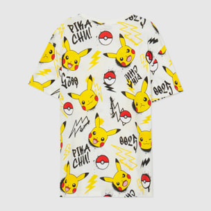 T-shirt oversize stampa Pikachu