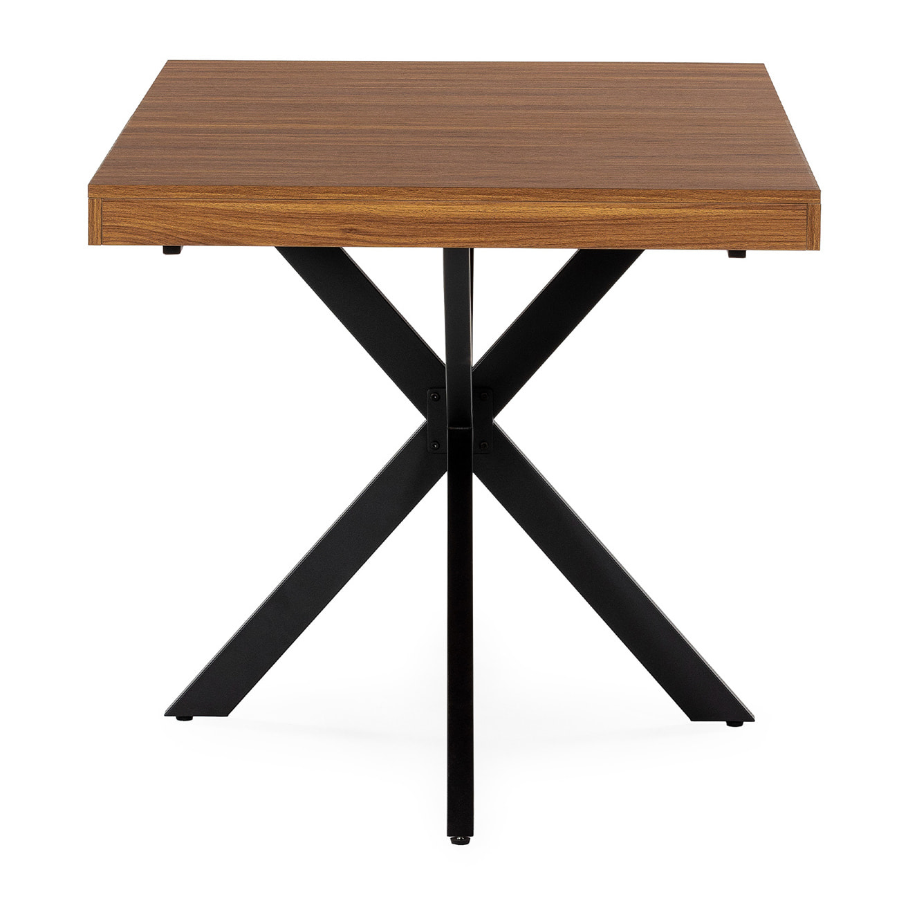 Mesa de Comedor Extensible Genova efecto Nogal, 140-180 cm