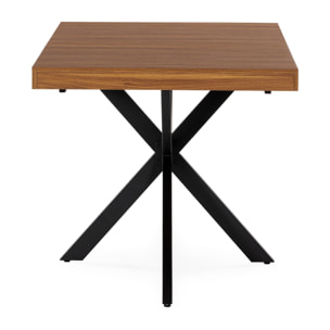 Mesa de Comedor Extensible Genova efecto Nogal, 140-180 cm