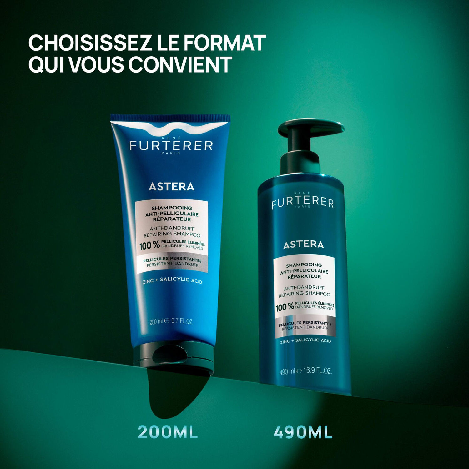 Astéra - Shampooing Anti-Pelliculaire Réparateur Pellicules Persistantes