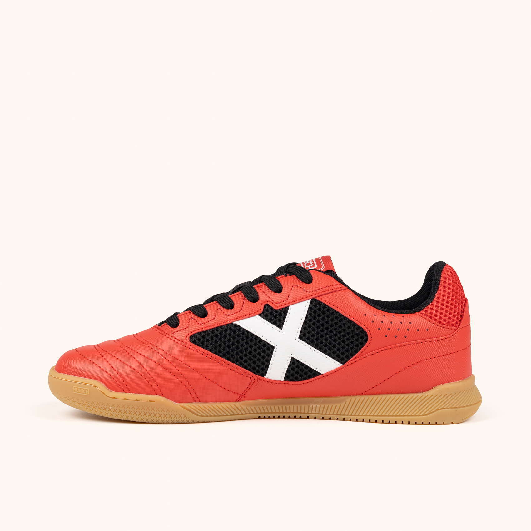 MUNICH DEBUT 06 Zapatillas de Fútbol Sala Profesionales Rojo y Negro
