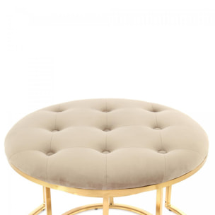 Tabouret semi artisanal Lot de 2 CIKI