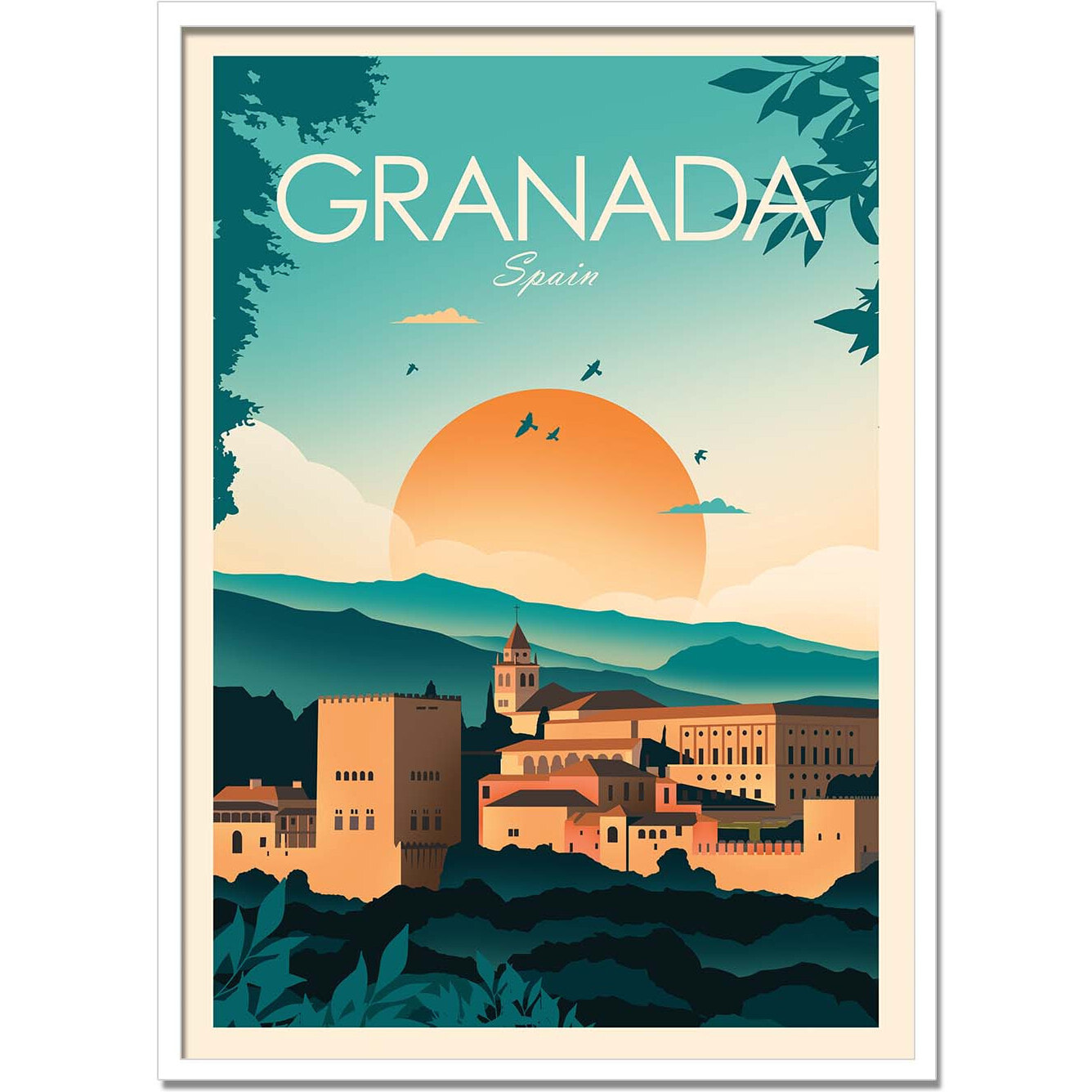 Affiche - Granada Spain - Studio Inception