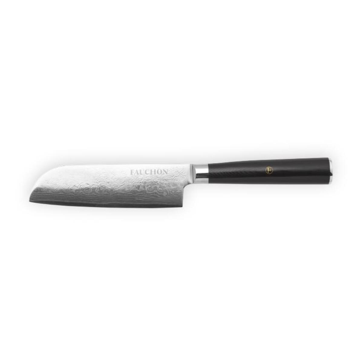 Couteau santoku   damas