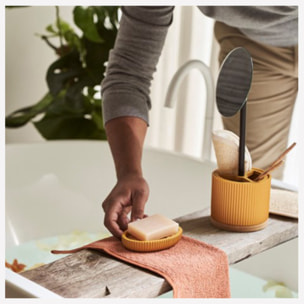 Porte-savon Noir Modern Color