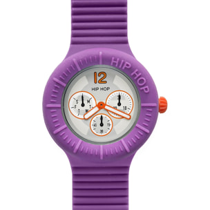 Orologio HIP HOP MULTIFUNZIONE VIOLA-GRIGIO