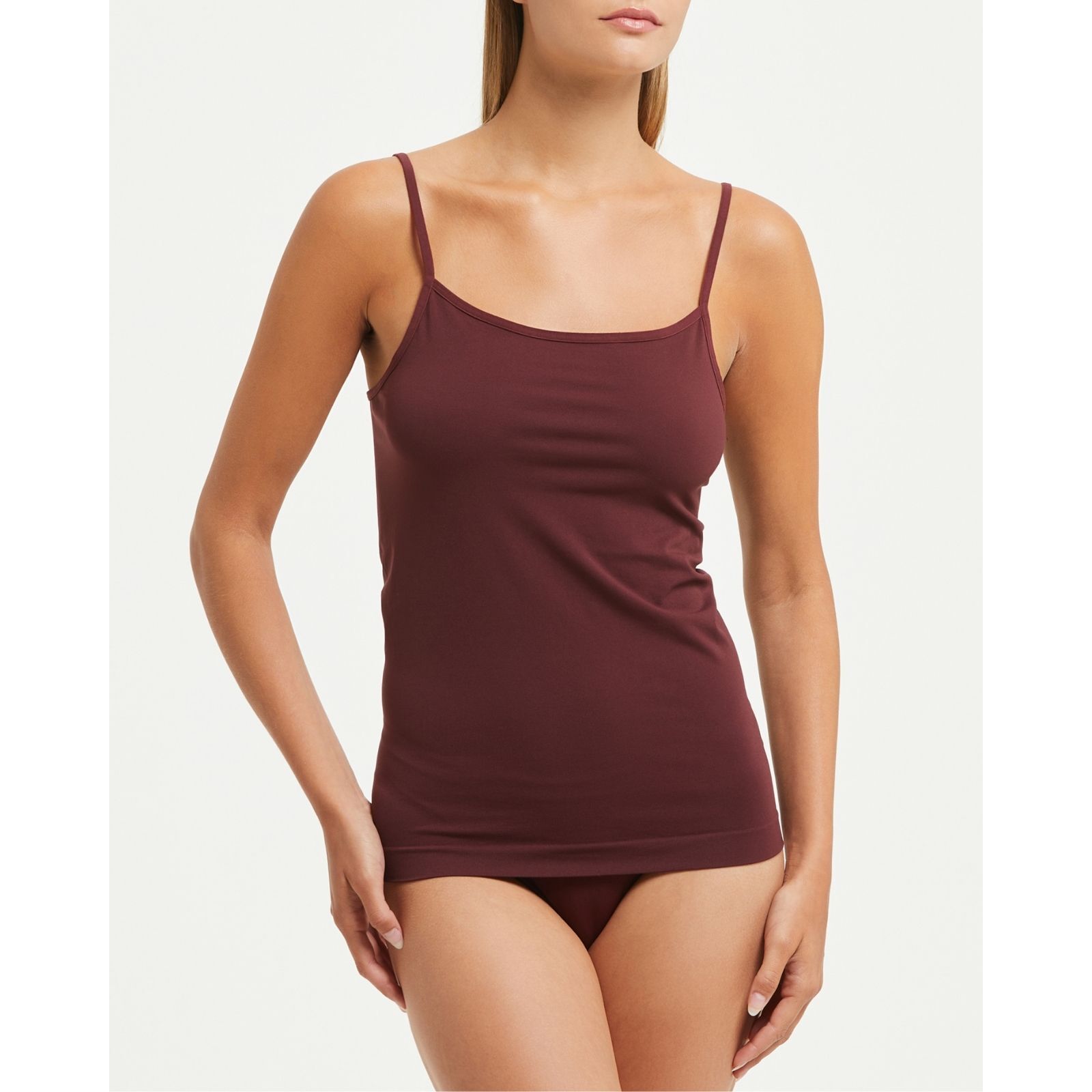 Canotta seamless con spalline sottili
