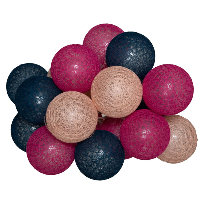 Guirlande Led Secteur 20 Boules Assortiments D 6 Box