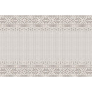 VINILIKO, set de 4 individuales de mesa Invierno beige 4u-30x45 cm