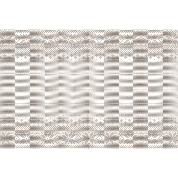 VINILIKO, set de 4 individuales de mesa Invierno beige 4u-30x45 cm