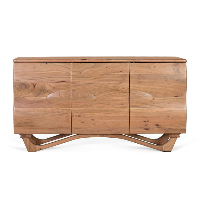 Aparador de Madera de Acacia Estilo Rústico Moderno