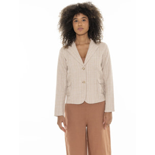 Americana bouclé de mujer Leone Chic Boxing