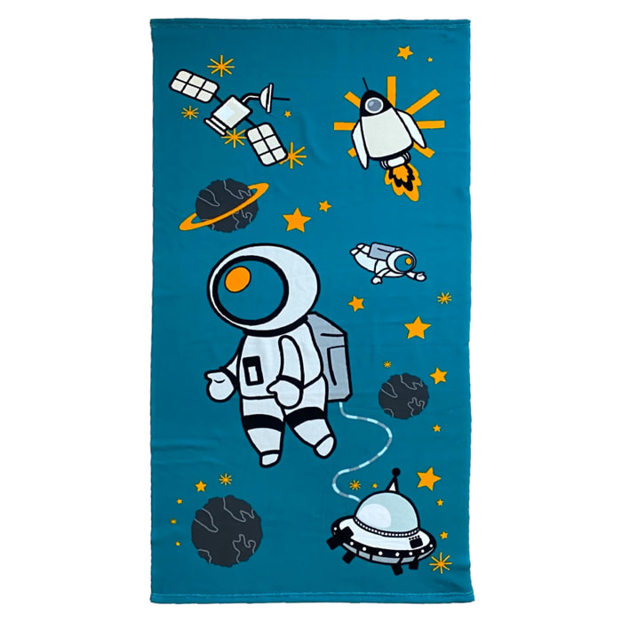 Serviette de plage microfibre Galactic 70x140 250 g/m²