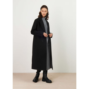 CAPPOTTO NERO CONBIPEL