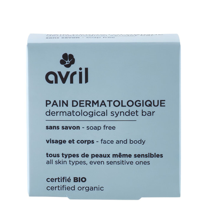 Pain Dermatologique Certifié bio - Pain Dermatologique 68g - Certifié Bio