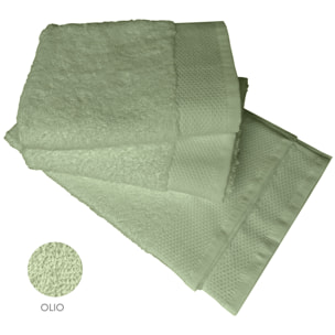Set asciugamano ospite 3 pezzi olio