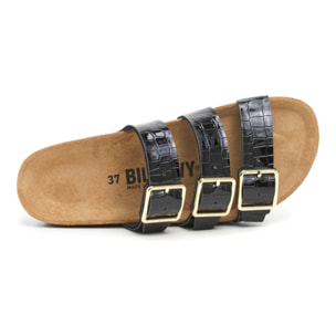 SANDALO CON ZEPPA BILLOWY NERO