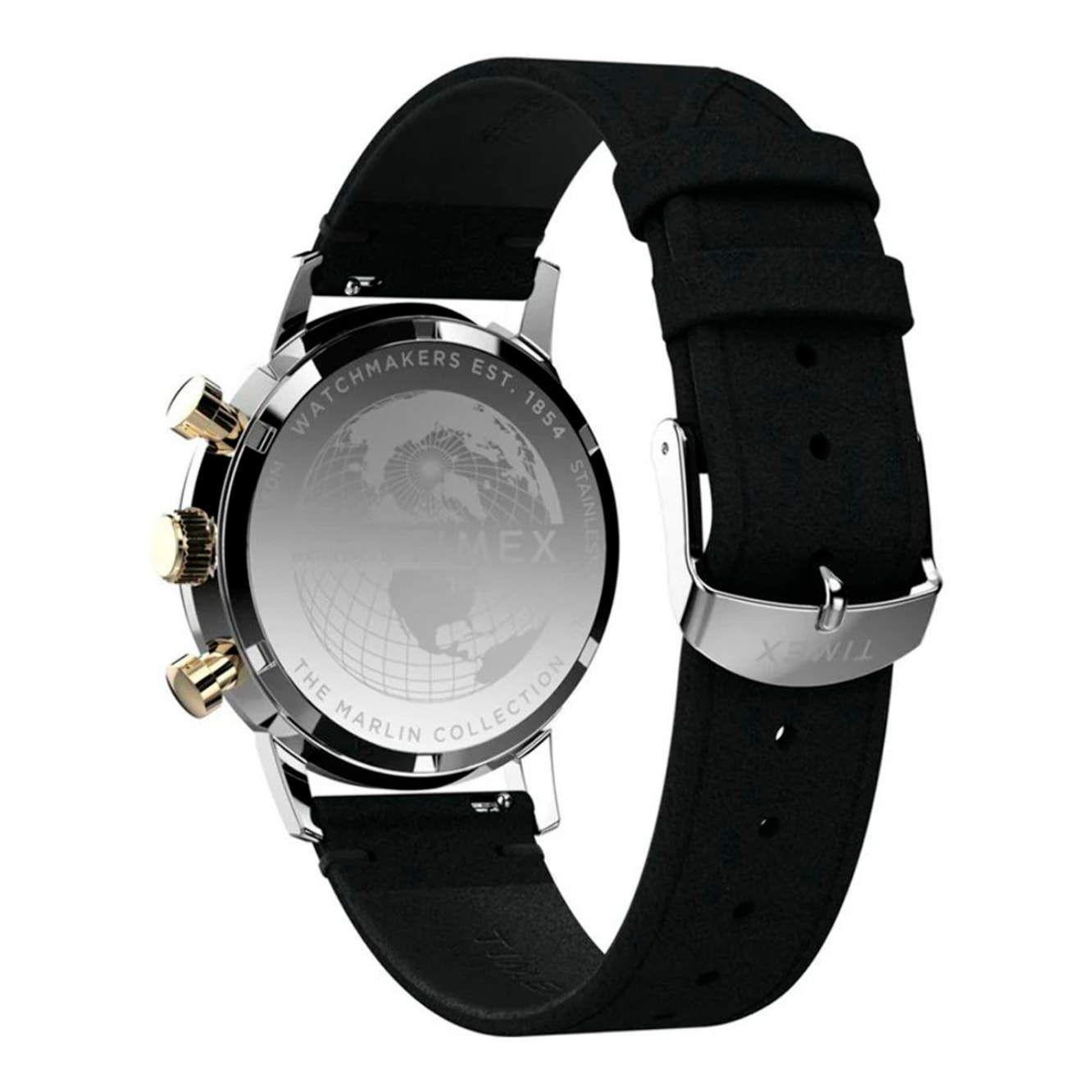 Reloj Timex TW2W60300A Hombre Analogico Cuarzo con Correa de Cuero